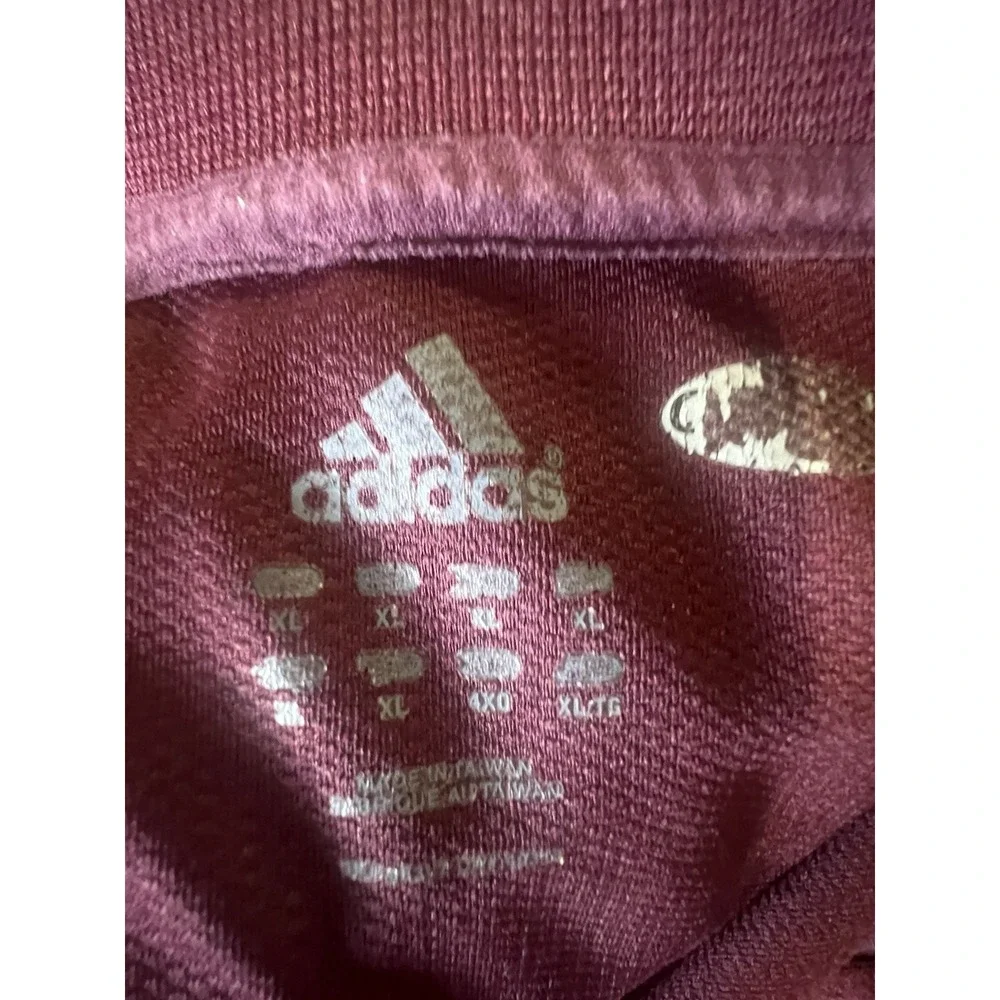 Adidas Boston College Football‎ Shirt XL Maroon Short Sleeve Classic